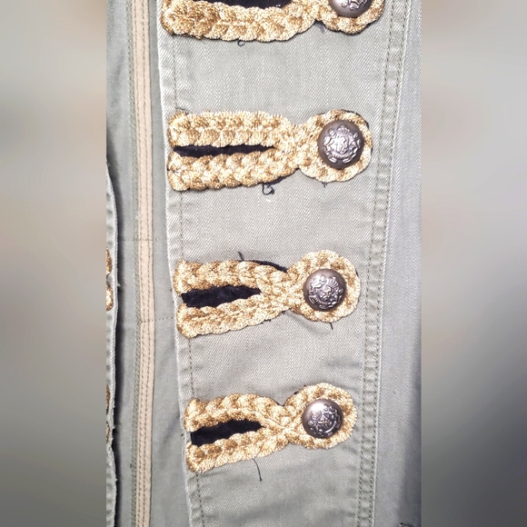 FREE PEOPLE-size S - passenger jacket military band canvas jacket - Picture 13 of 16